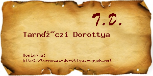 Tarnóczi Dorottya névjegykártya